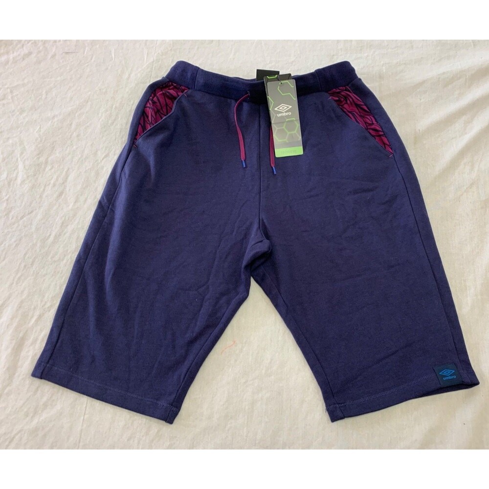 NWT UMBRO MENS ATHLETIC KNIT SHORTS SIZE S